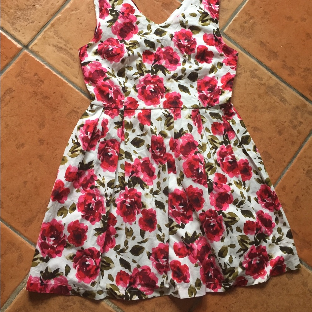 Flowered Emerald Sundae dress